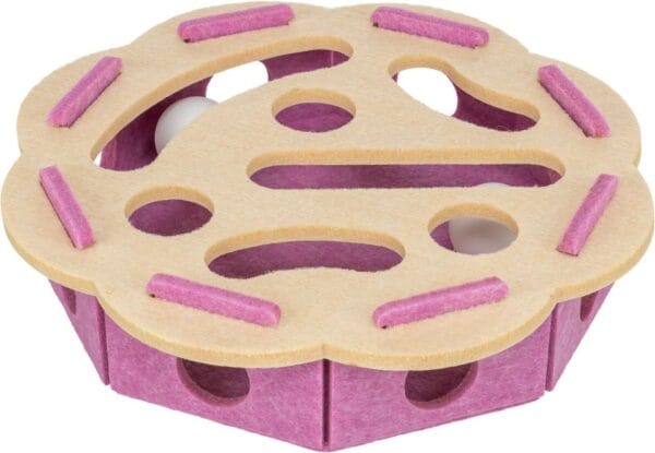 Aktivitetsleke Whole'n'Roll Blomst filt ø30x7,5cm