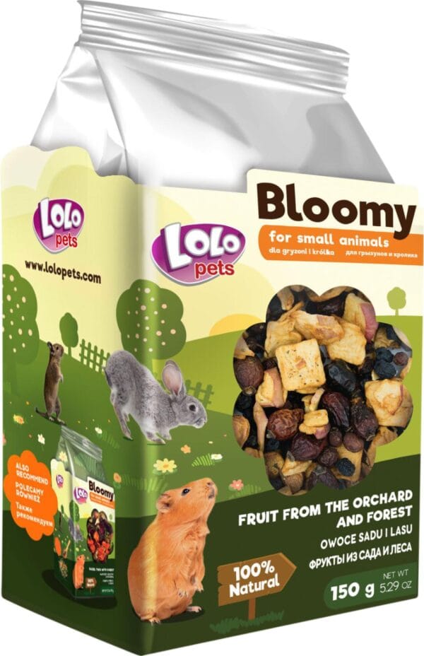 LoloPets Bloomy Frukthage og skogsfrukt 150g
