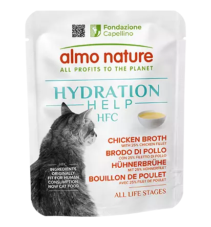 almo nature Hydration Help HFC Chicken Broth and Chicken 50g