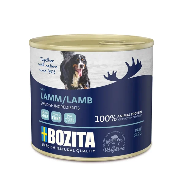Bozita Dog Natural Lamb/beef/chicken patè 625g