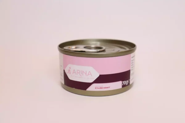 Arina Kattunge Kylling i kraft 70g