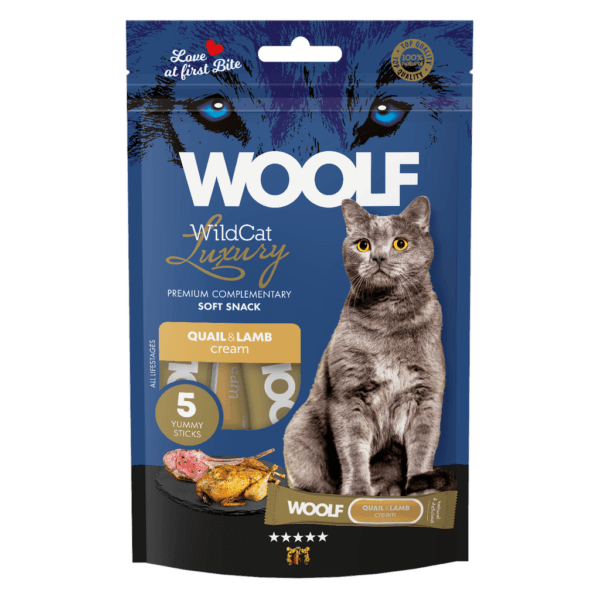 Woolf Wildcat Cream Luxury Quail w/lamb 5pk
