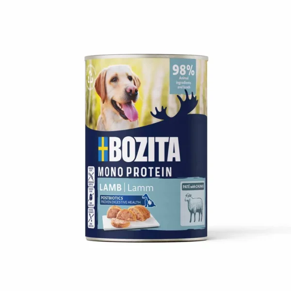 Bozita Dog Monoprotein Lamb Patè w/chunks 400g