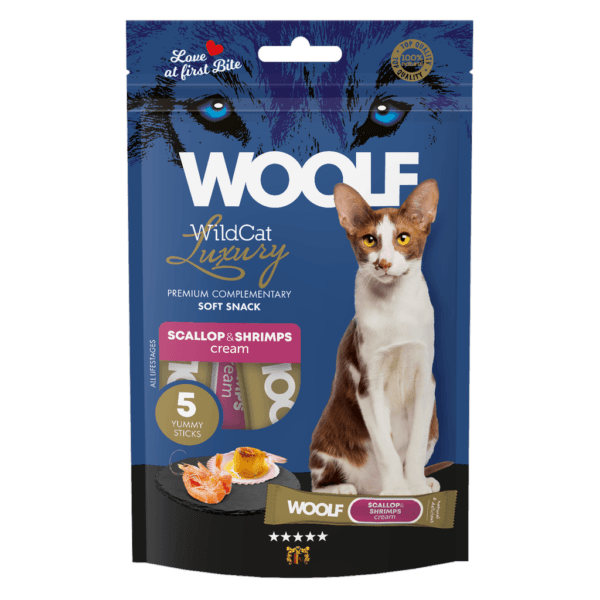 Woolf Wildcat Cream Luxury Scallop w/shrimp 5pk