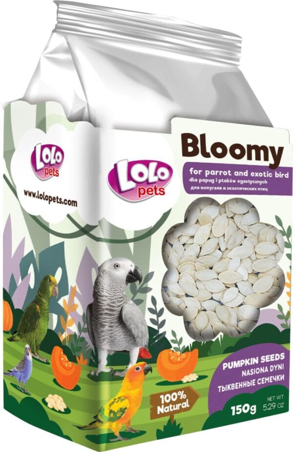 LoloPets Bloomy Gresskarfrø 150g