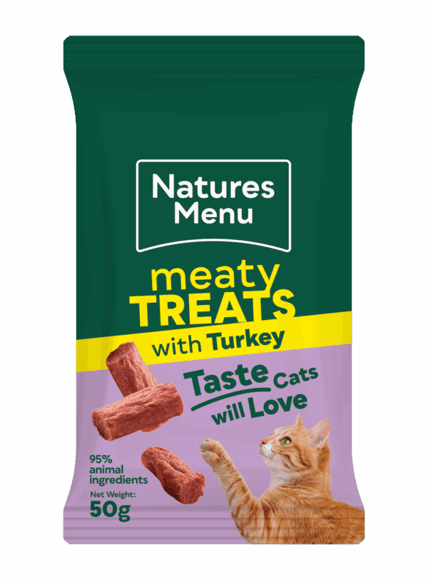 Natures Menu Snacks Katt Gris, Kylling & Kalkun 50g