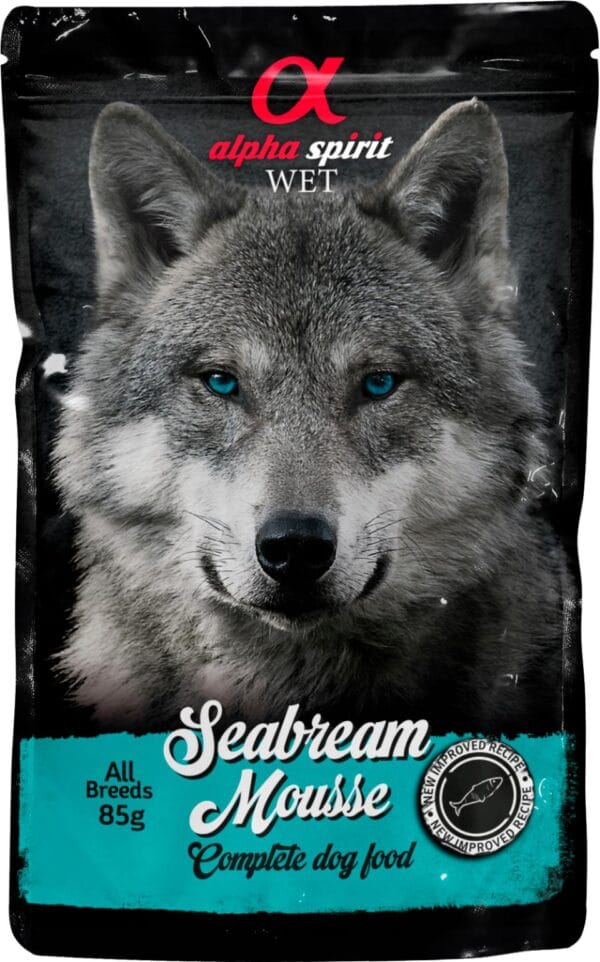 AlphaSpirit Pouch Seabream Mousse 85g