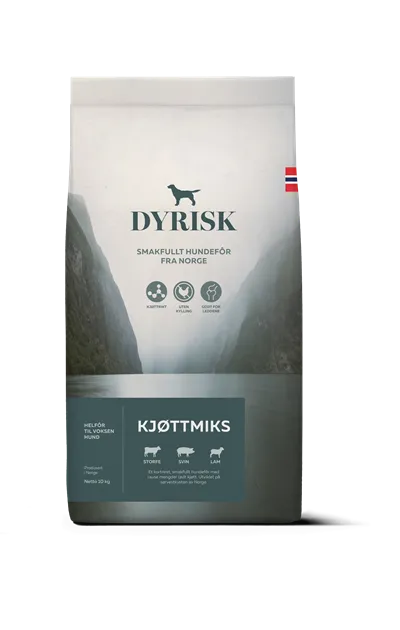 Dyrisk Kjøttmiks 10kg