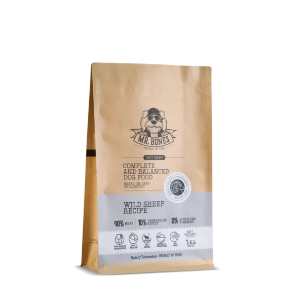 Mr. Bones Dry BARF Wild Sheep recipe 1kg