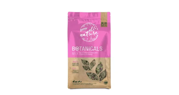Bunny all-Nature Botanicals Mix Ribwort & rose blossoms 120g
