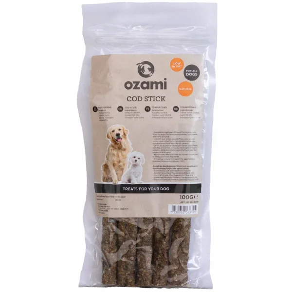 Ozami Snacks Torskestenger 100g