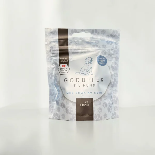 PlanBi Hundegodbiter m/honning & pollen m/svin
