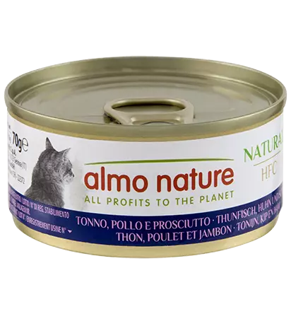 almo nature HFC Natural Tuna, Chicken & Ham 70g