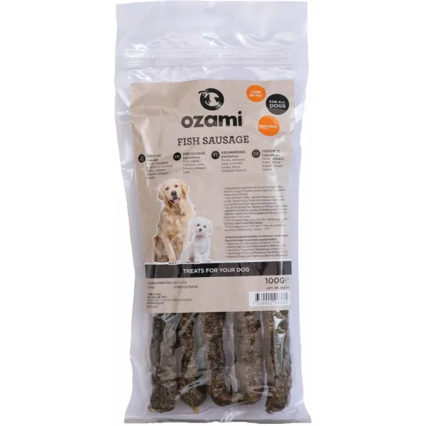 Ozami Snacks Fiskepølser 100g