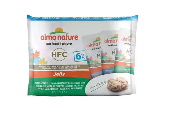 almo nature HFC Multipack Jelly Tuna Mix Pouch 6x55g