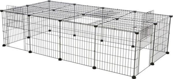 Utendørs løpegård i metall 152x38x72cm