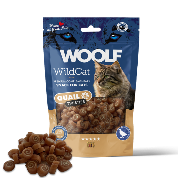 Woolf Wildcat Twisties Quail 50g