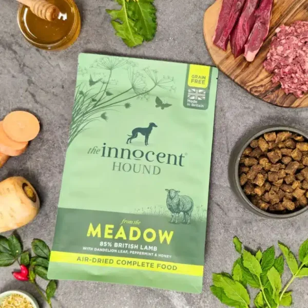 the Innocent Hound Air-dried food Meadow British Lamb 1kg