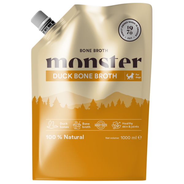 Monster Dog Bone Broth Duck 1L