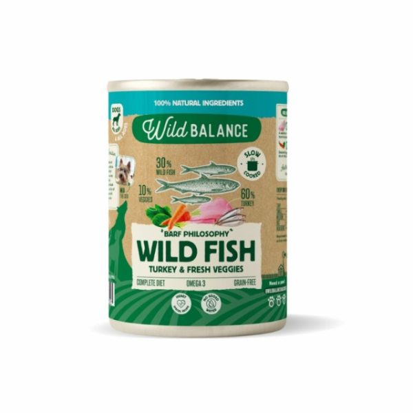 Wild Balance Barf Philosophy Wild fish, turkey & fresh veggies 400g