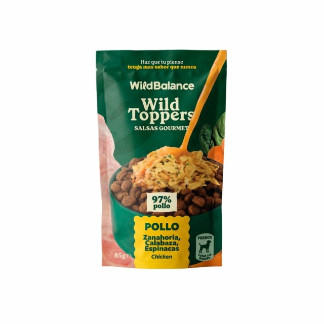 Wild Balance WIld Toppers Gourmetsaus m/kylling & grønnsaker 85g