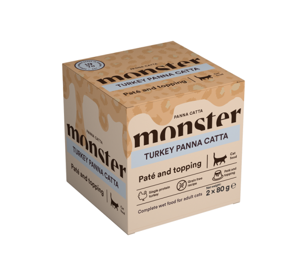 Monster Cat Panna Catta Turkey 2x80g