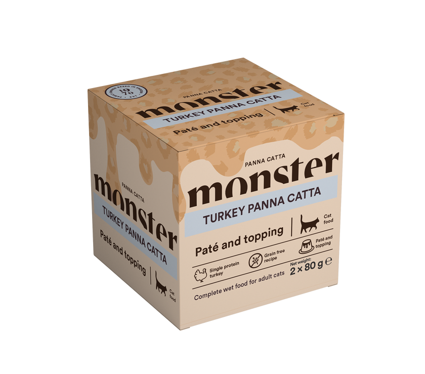 Monster Cat Panna Catta Turkey 2x80g