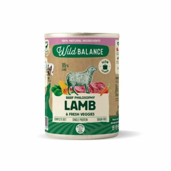 Wild Balance Barf Philosophy Lam & fresh veggies 400g