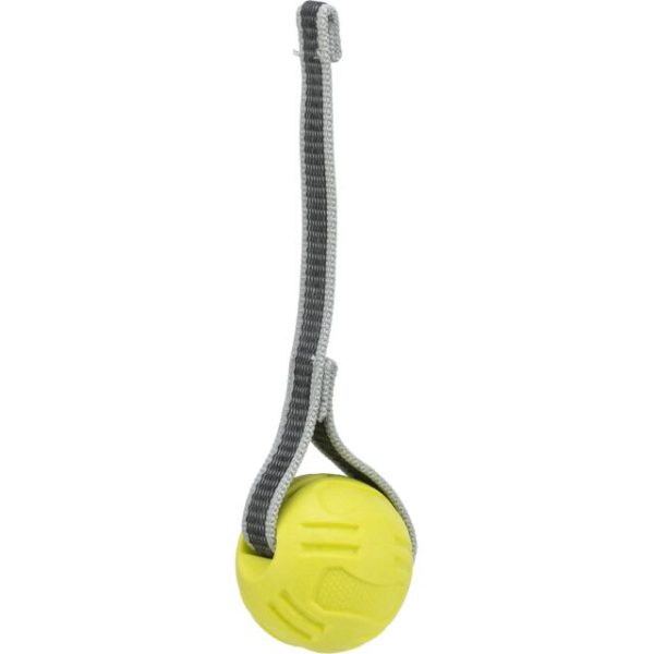 Hundeleke Sporting Ball m/snor i TPR Gummi ø6cm/20cm