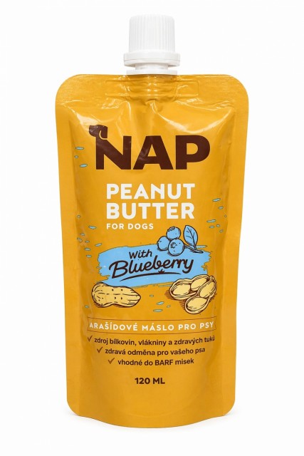 NAP Peanøttsmør m/blåbær 120ml
