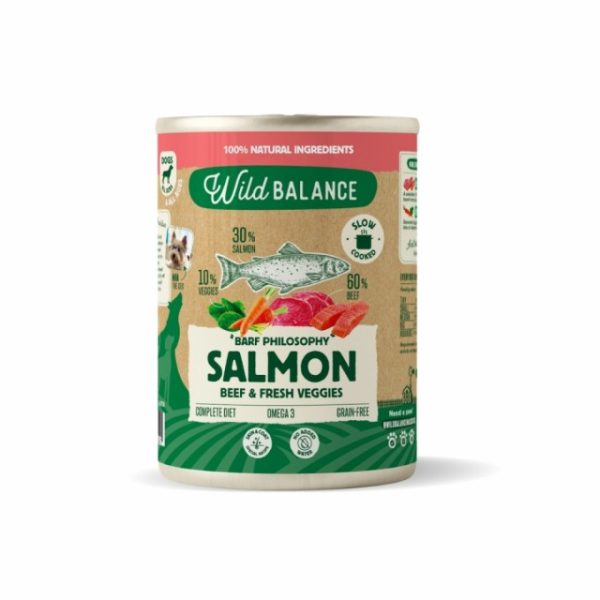 Wild Balance Barf Philosophy Salmon, beef & fresh veggies 400g