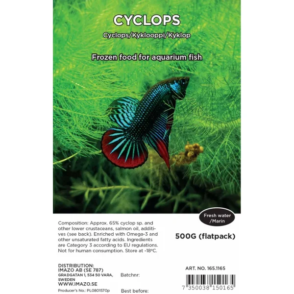 AkvarieTeknik Cyclops Flatpakk 500g
