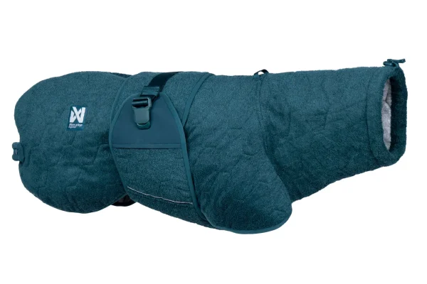 Non-Stop Dogwear Drying Coat Dark Teal str 40cm