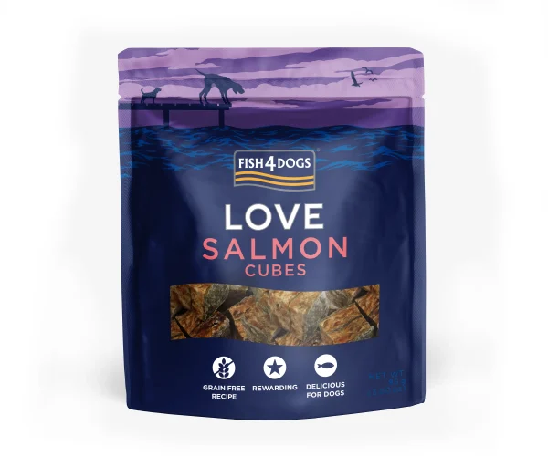 Fish4Dogs Salmon Cubes 85g