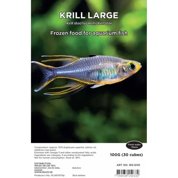 AkvarieTeknik Fryst Krill Large Blister 100g