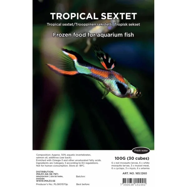 AkvarieTeknik Fryst Tropical Sextet 100g