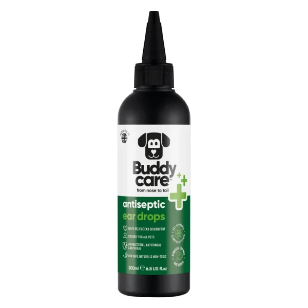 Buddy Care Pet Antiseptic Ear Drops 200ml