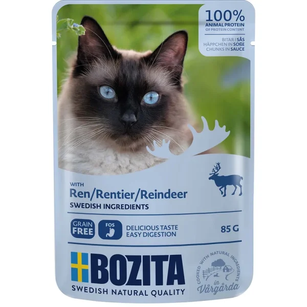 Bozita Feline Reindeer Chunks in Sauce 85g
