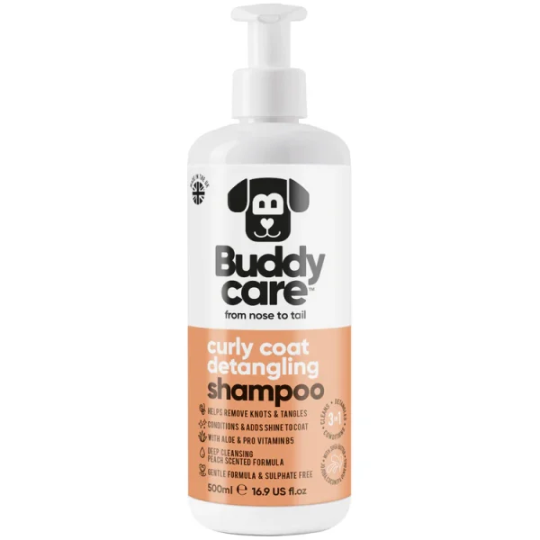 Buddy Care Dog Shampoo Curly Coat Detangling 500ml