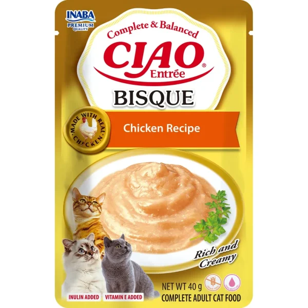 Ciao Cat Meat Entrée Bisque Chicken 40g