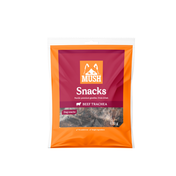 MUSH Snacks Storfeluftrør 120g