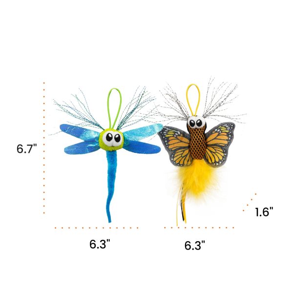 Catstages Dental Flutter Bugs Duo 2pk