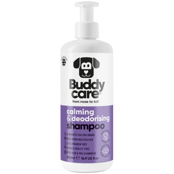 Buddy Care Dog Shampoo Calming og Deodorizing Lavender 500ml