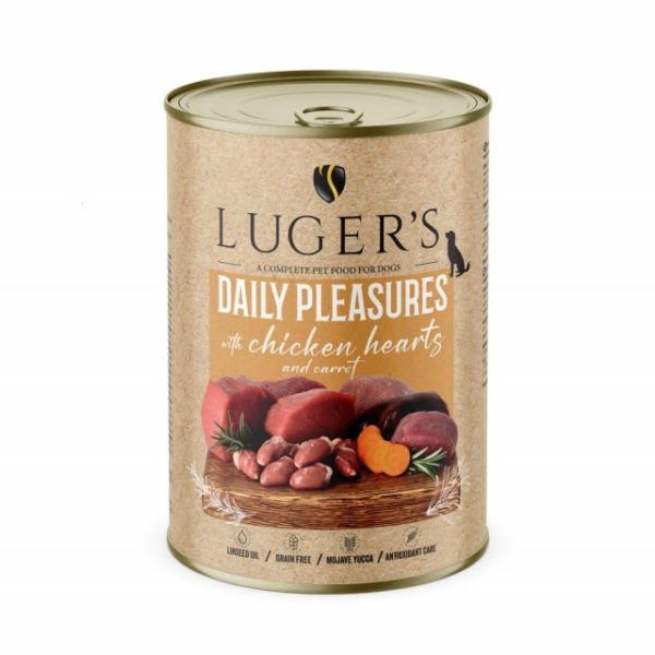 Luger's Daily Pleasures w/Chicken Heart and Carrot 400g