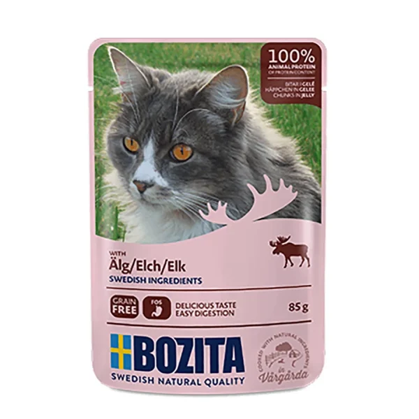 Bozita Feline Elk Chunks in Jelly 85g