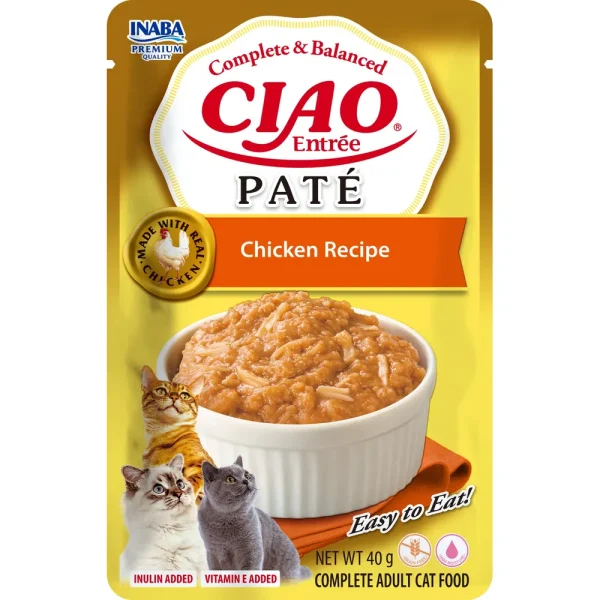 Ciao Cat Meat Entrée Paté Chicken 40g