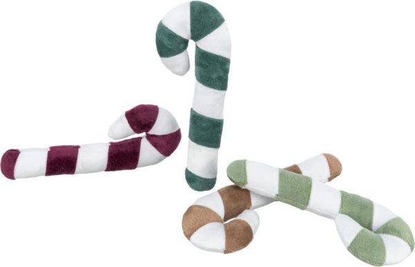 Juleleke Candy Cane m/kattemynte 17,5cm