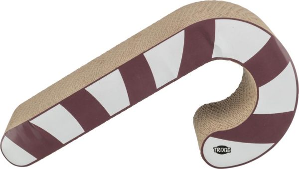 Kloreleke Candy Cane hvit/rød papp 42x13x21,5cm