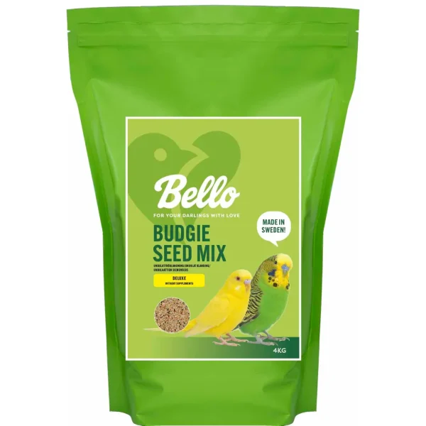Bello Undulat Deluxe frøblanding u/vitamintilskudd 4kg