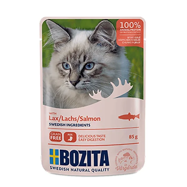 Bozita Feline Salmon Chunks in Jelly 85g